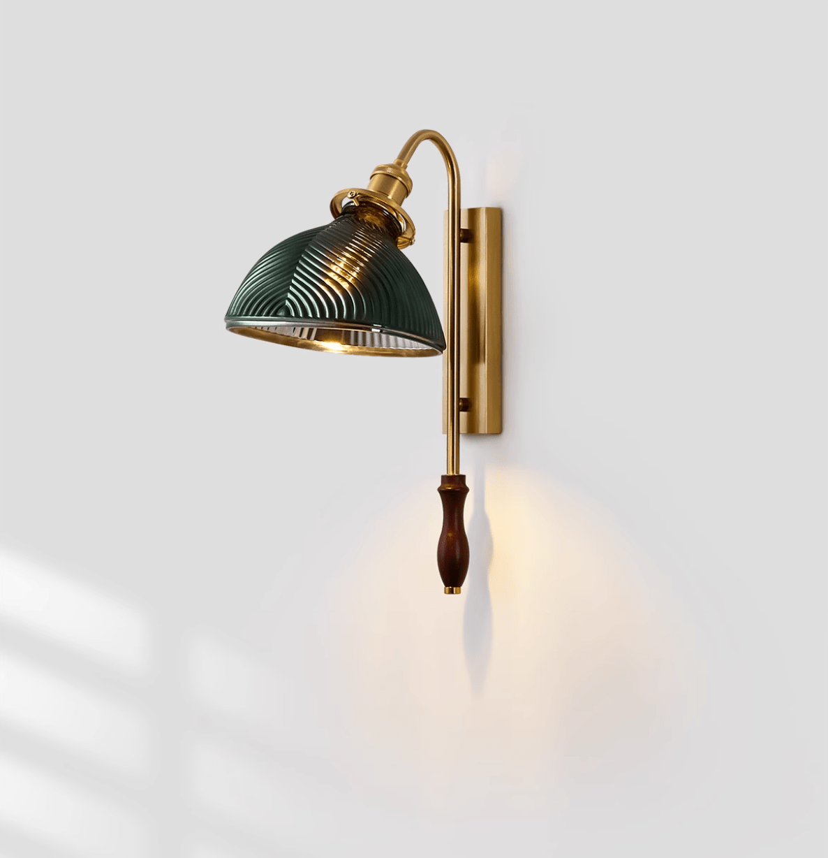 Alaric Modern Metal Glass Wall Lamp