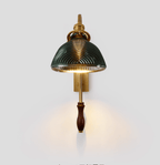 Alaric Modern Metal Glass Wall Lamp