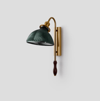 Alaric Modern Metal Glass Wall Lamp