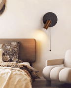 Alaric Industrial Travertine Wall Light
