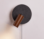 Alaric Industrial Travertine Wall Light