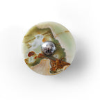 Alba Wall Lamp Green Marble Modern