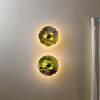 Alba Wall Lamp Green Marble Modern