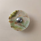 Alba Wall Lamp Green Marble Modern