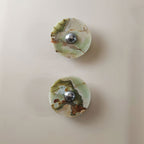Alba Wall Lamp Green Marble Modern