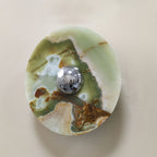 Alba Wall Lamp Green Marble Modern