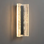 Alberta Wall Lamp Modern Textured Glass Sconce