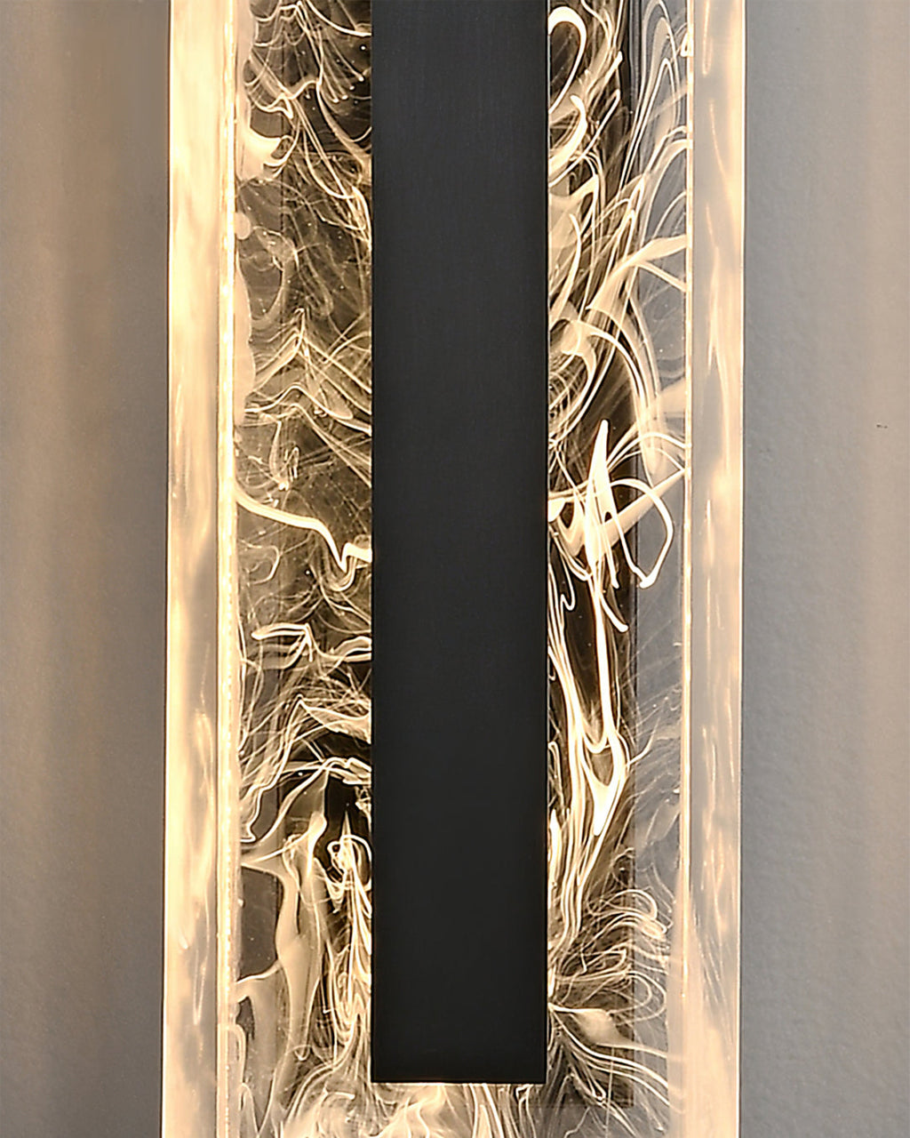 Alberta Wall Lamp Modern Textured Glass Sconce