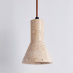 Alchemica Stone Minimalist Travertine Pendant Light