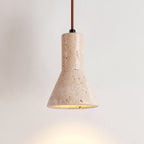 Alchemica Stone Minimalist Travertine Pendant Light