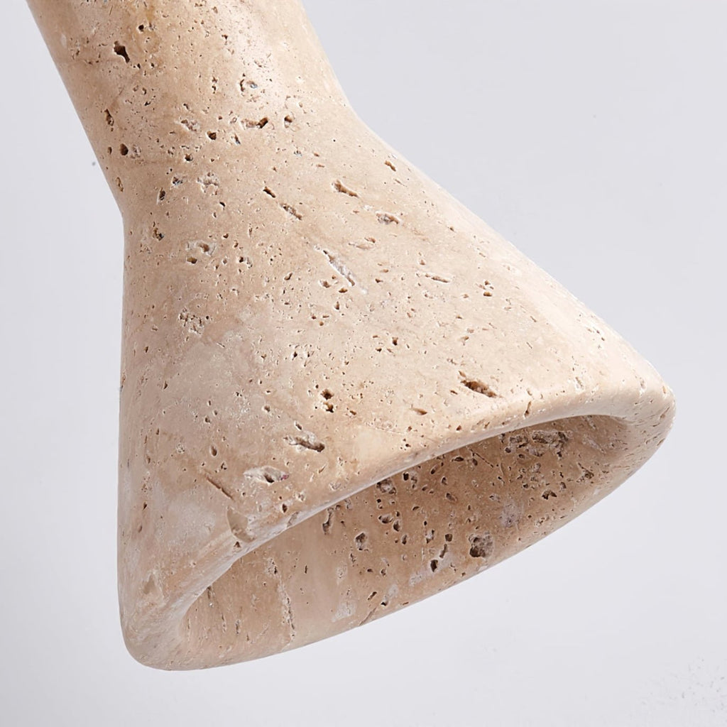 Alchemica Stone Minimalist Travertine Pendant Light