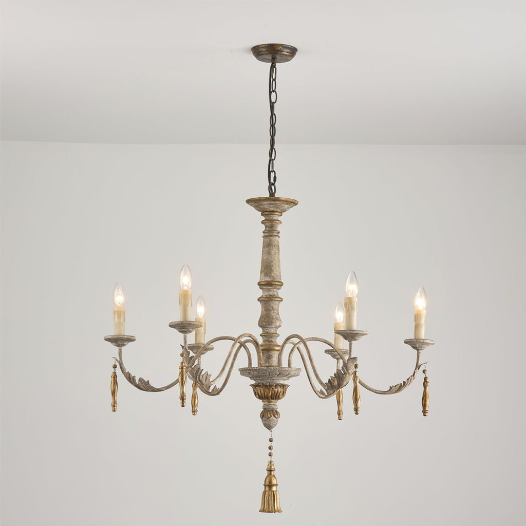 Alda Chandelier Vintage Candle Style