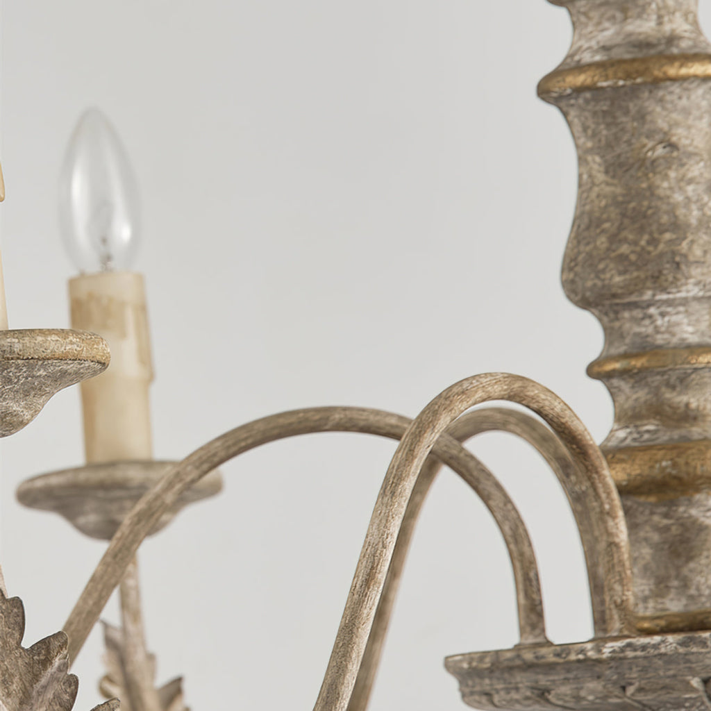 Alda Chandelier Vintage Candle Style