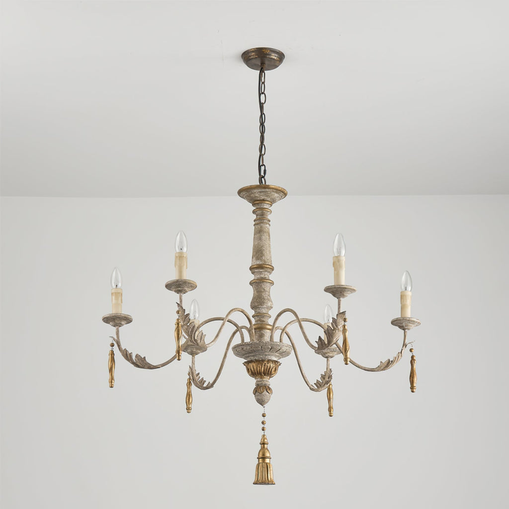 Alda Chandelier Vintage Candle Style