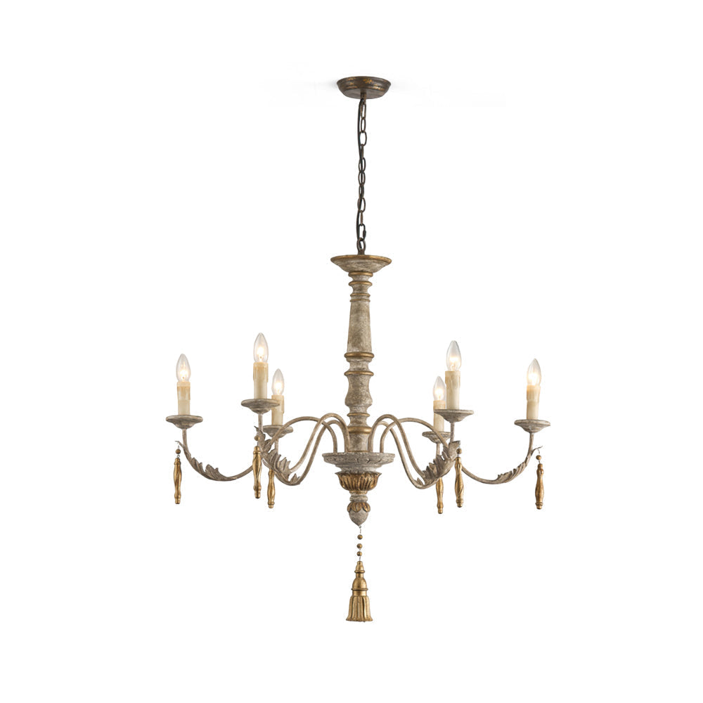 Alda Chandelier Vintage Candle Style