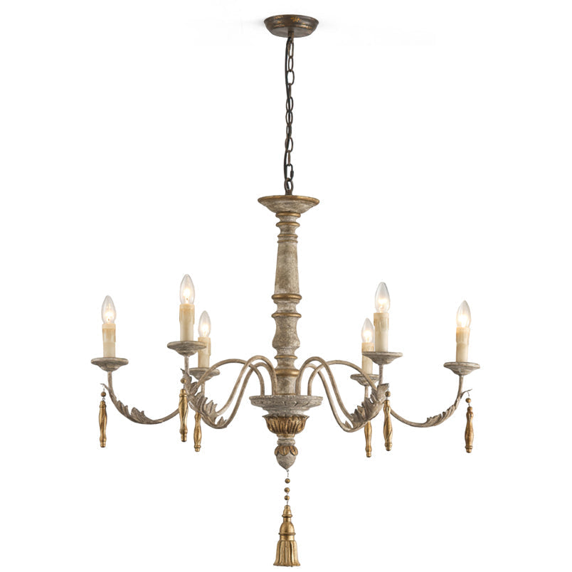 Alda Chandelier Vintage Candle Style