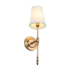 Aldex Wall Lamp Brass Fabric Shade