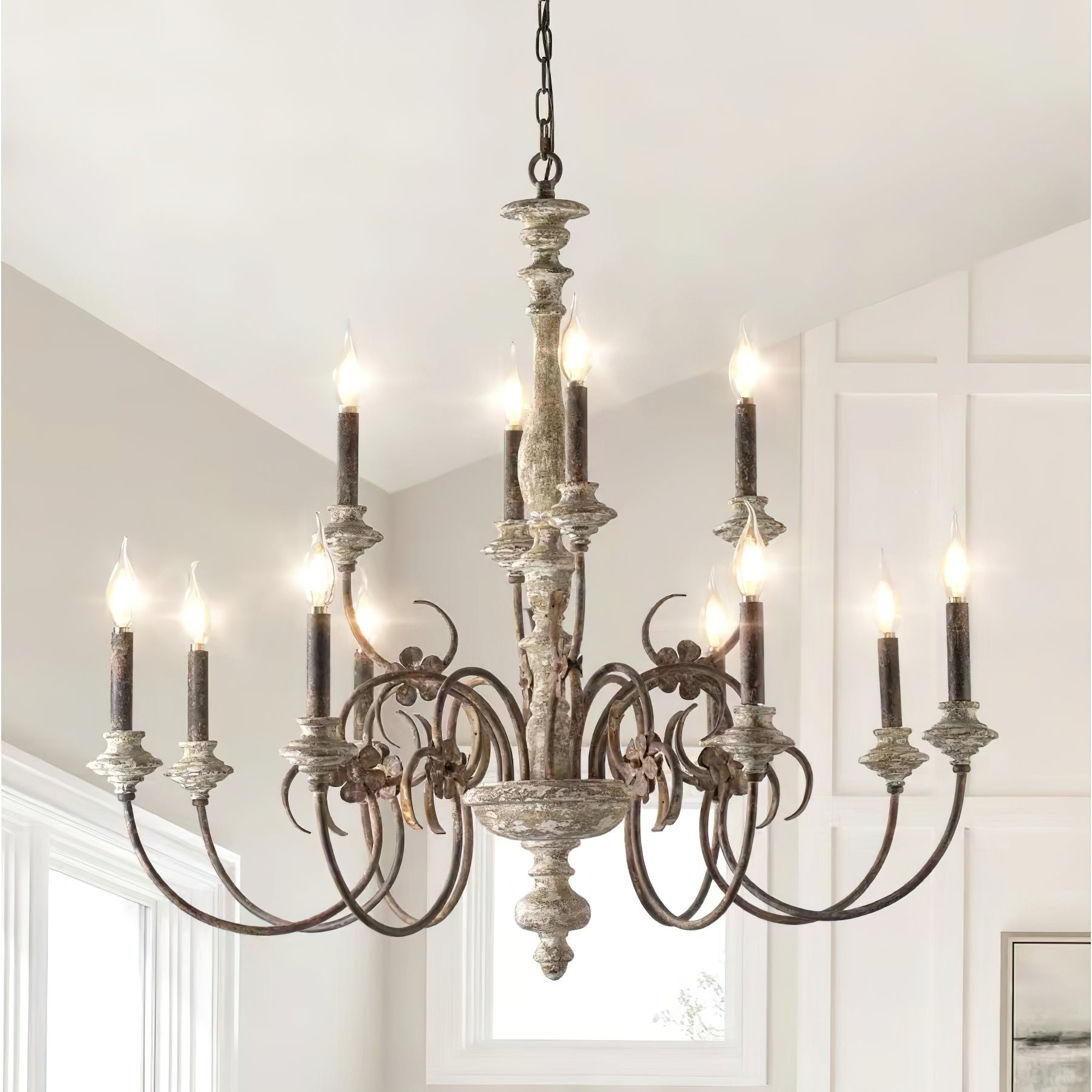 Waegnuvyn Traditional Candle Chandelier