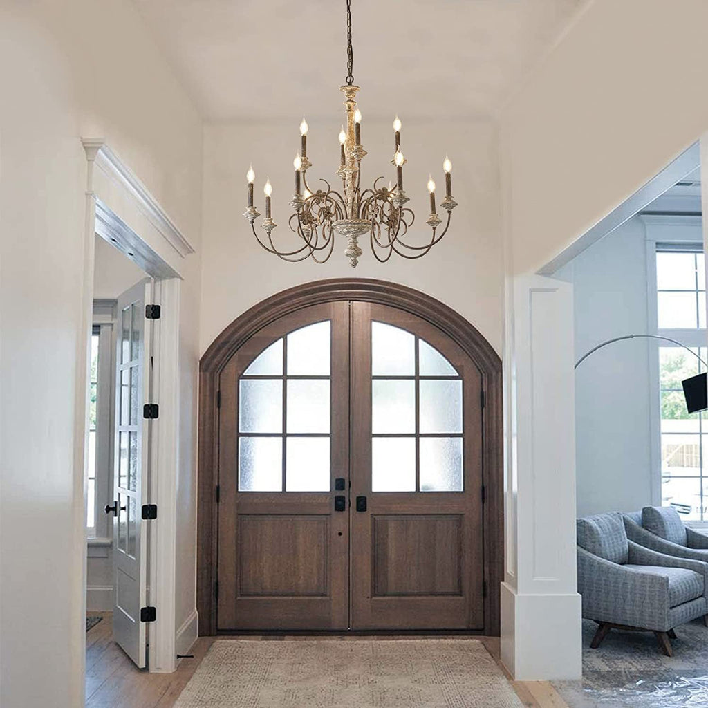 Waegnuvyn Traditional Candle Chandelier