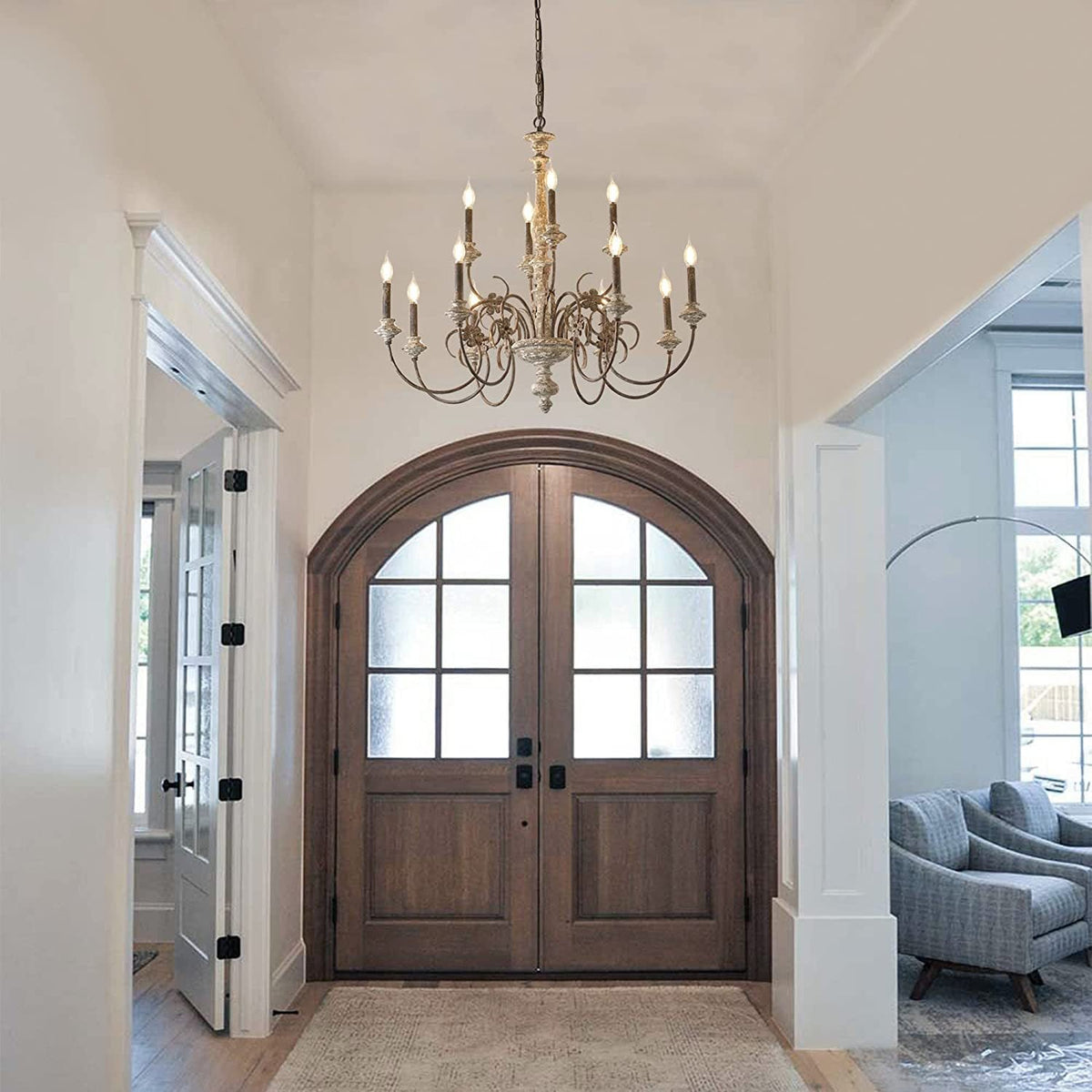 Waegnuvyn Traditional Candle Chandelier
