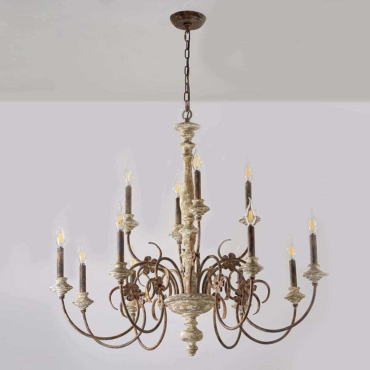 Waegnuvyn Traditional Candle Chandelier