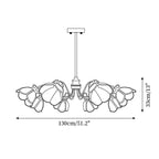 Alessio Chandelier Floral Vintage Glow