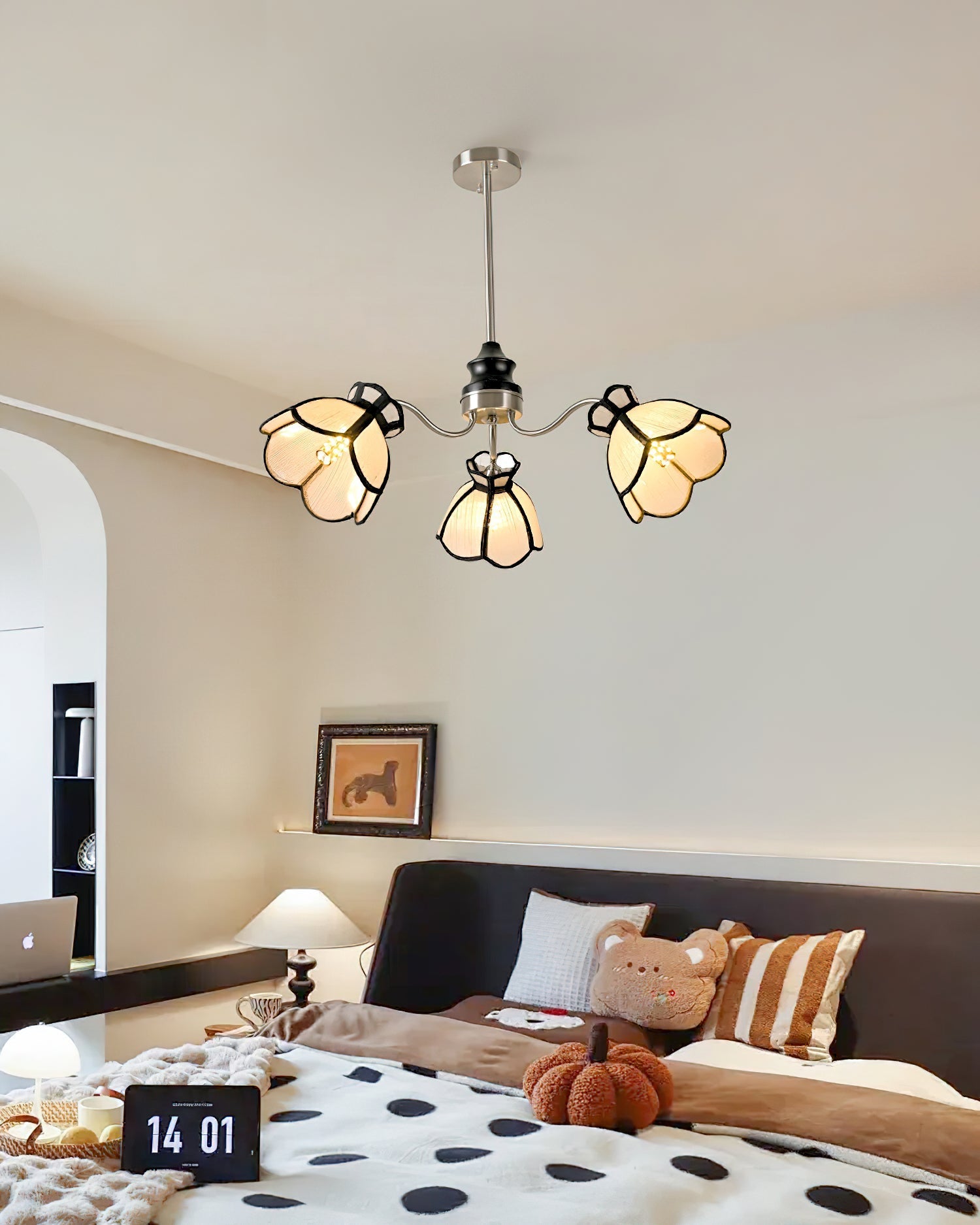 Alessio Chandelier Floral Vintage Glow