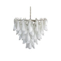Aletta Chandelier Hand-Blown Glass Petals Modern Luxury