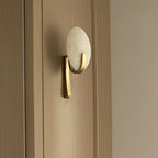 Althea Minimalist Alabaster Wall Lamp