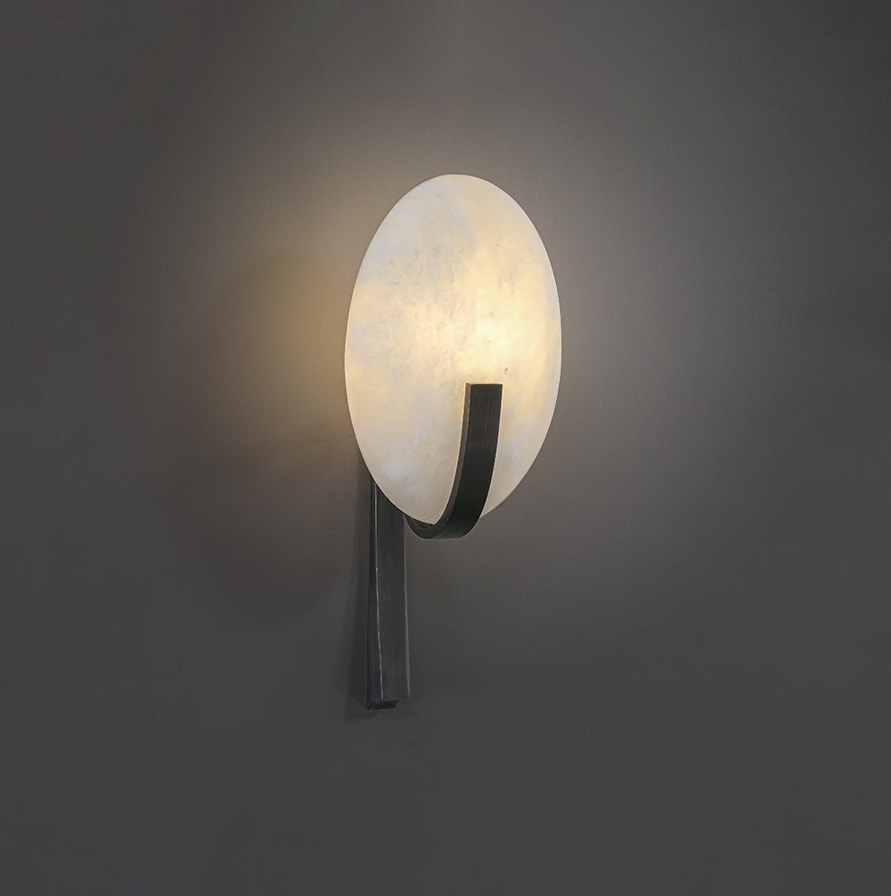 Althea Minimalist Alabaster Wall Lamp