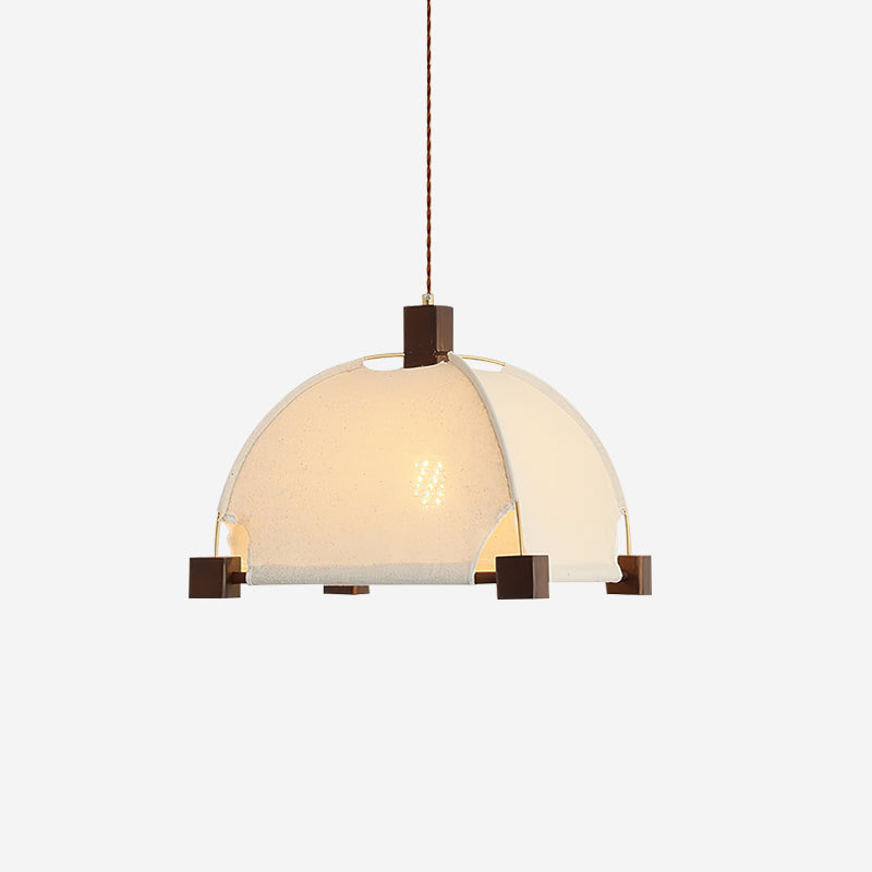 Allegra Pendant Lamp Fabric Frame Minimalist