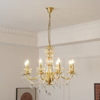 Allegri Crystal Chandelier Classic Gold Luxury