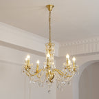 Allegri Crystal Chandelier Classic Gold Luxury