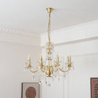 Allegri Crystal Chandelier Classic Gold Luxury