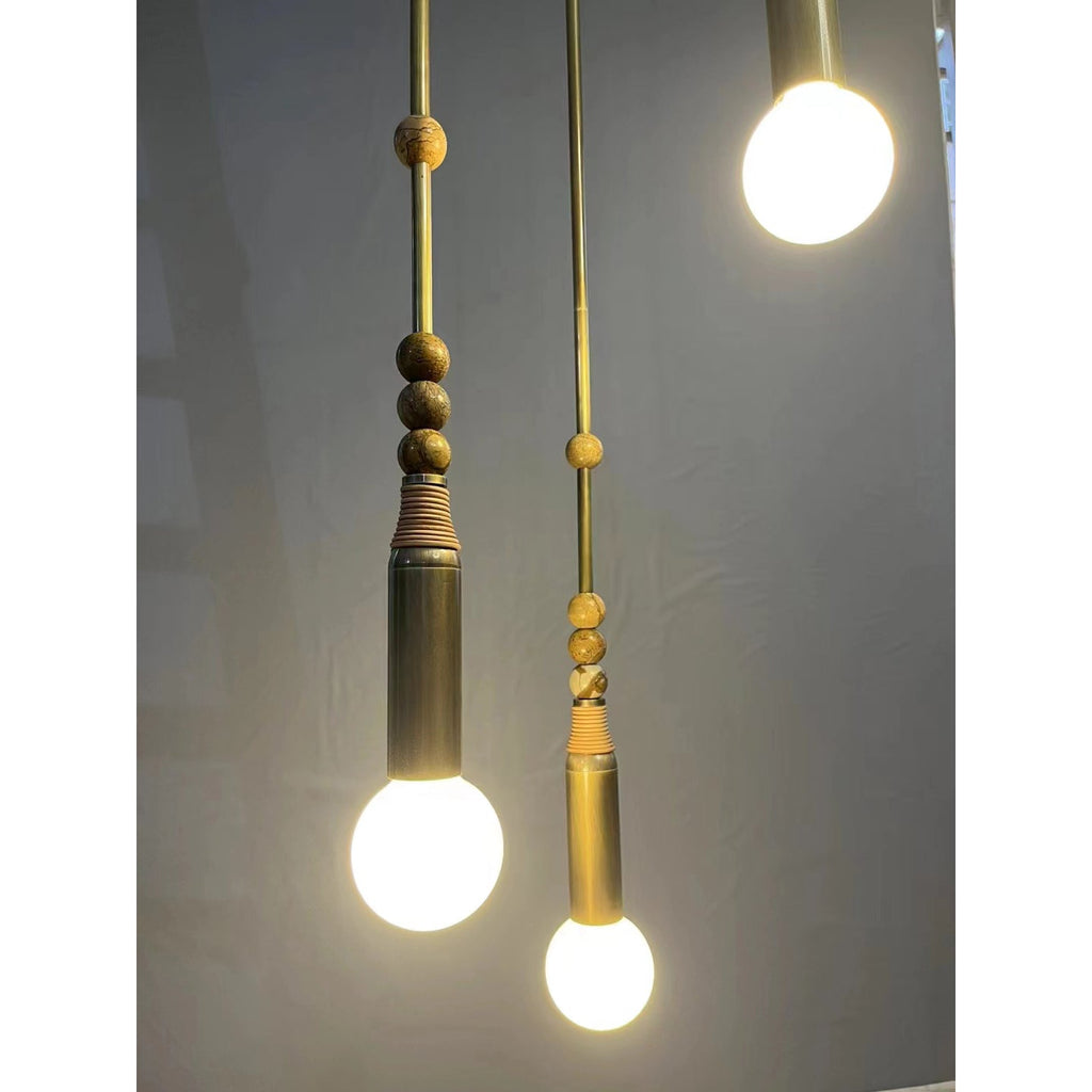 Alvuvyn Modern Minimalist Marble Pendant Light