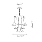 Alrinis Chandelier Floral Cascade Whimsy