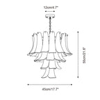 Alrinis Chandelier Floral Cascade Whimsy