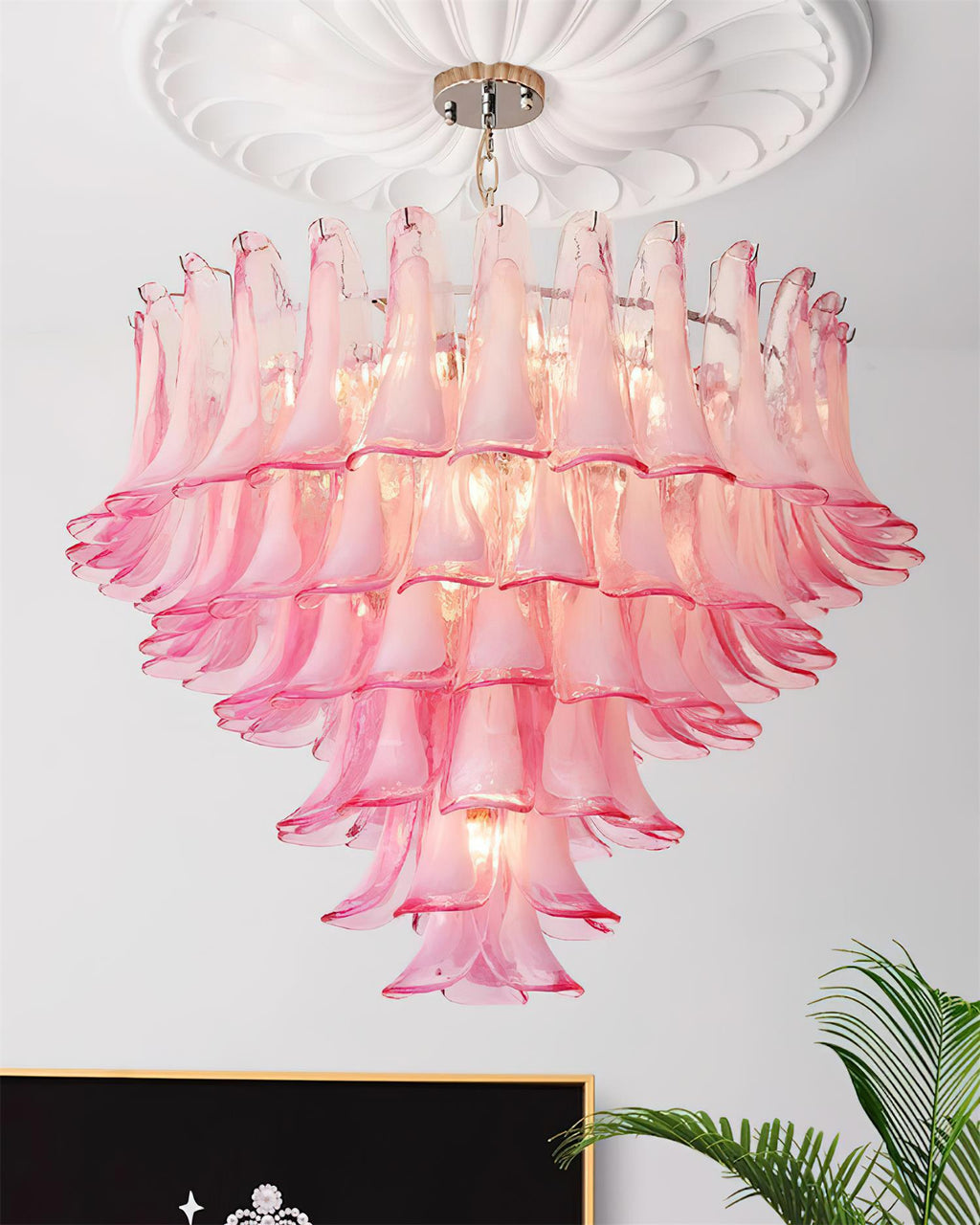 Alrinis Chandelier Floral Cascade Whimsy