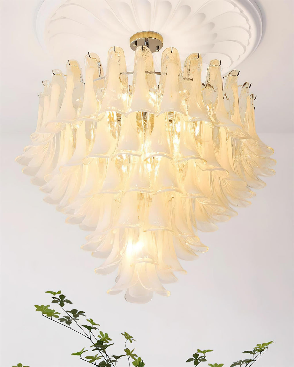 Alrinis Chandelier Floral Cascade Whimsy