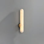 Elvenira Cylindrical Alabaster Wall Light