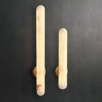 Alunari Modern Metal & Alabaster Wall Light