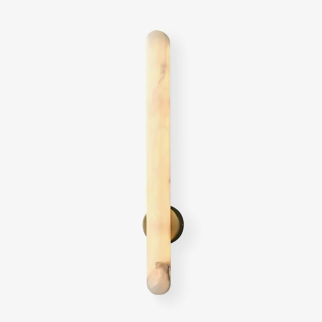 Alunari Modern Metal & Alabaster Wall Light