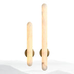 Elvenira Cylindrical Alabaster Wall Light