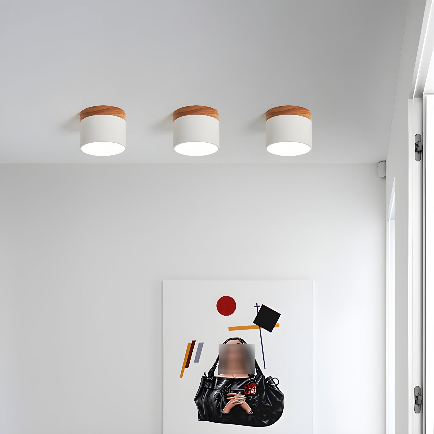 Caveleth Modern Minimalist Wooden Surface Downlight