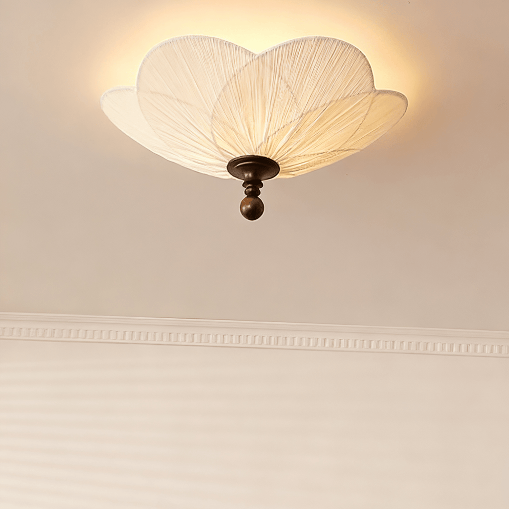 Amara Minimalist Bloom Fabric Ceiling Light