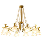 Cotalisra Premium Elegance Rose Glass Chandelier