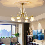 Cotalisra Premium Elegance Rose Glass Chandelier