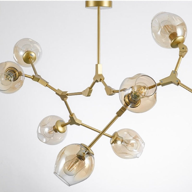 Valentina Nordic Modern Glass Pendant Light Bubble - Letslighting
