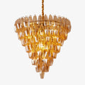 Aurora Chandelier Amber Empire Prism