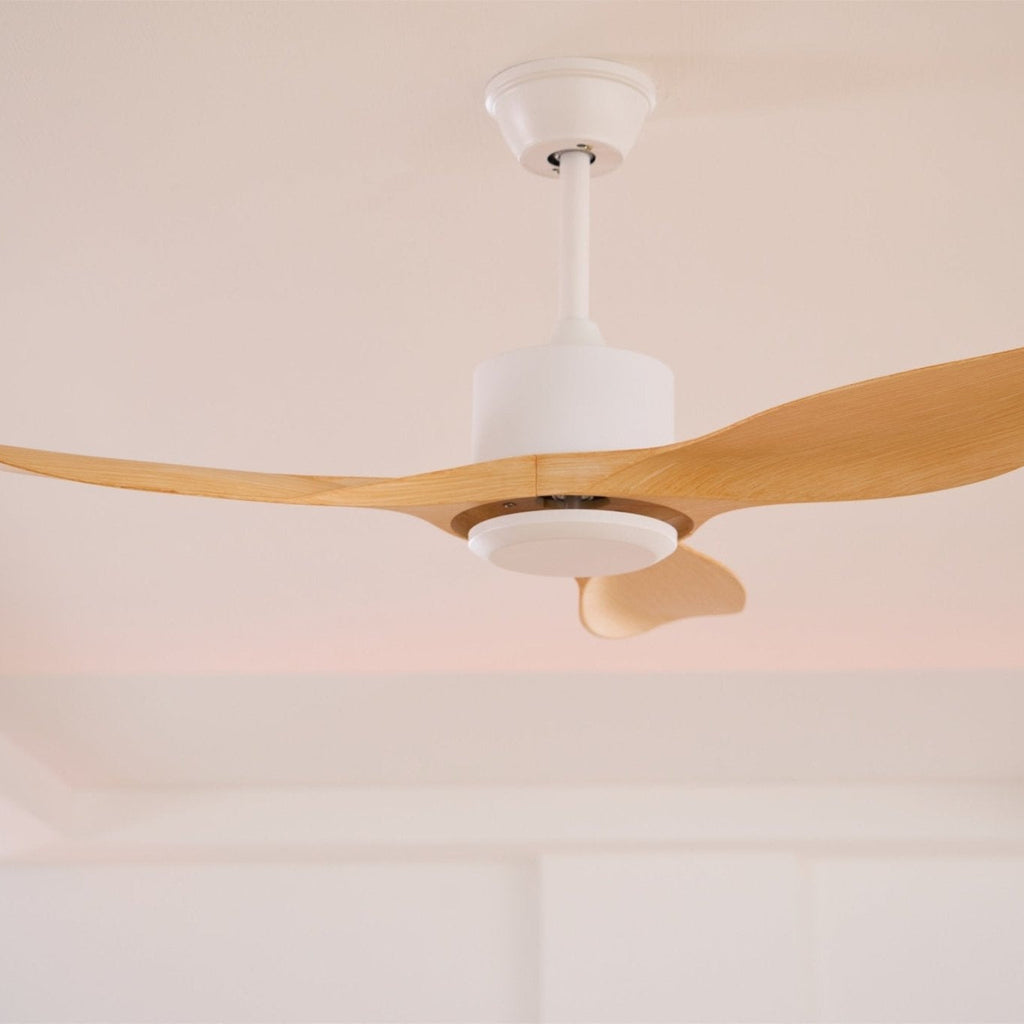 Arlo Minimalist Wood Ceiling Fan Light